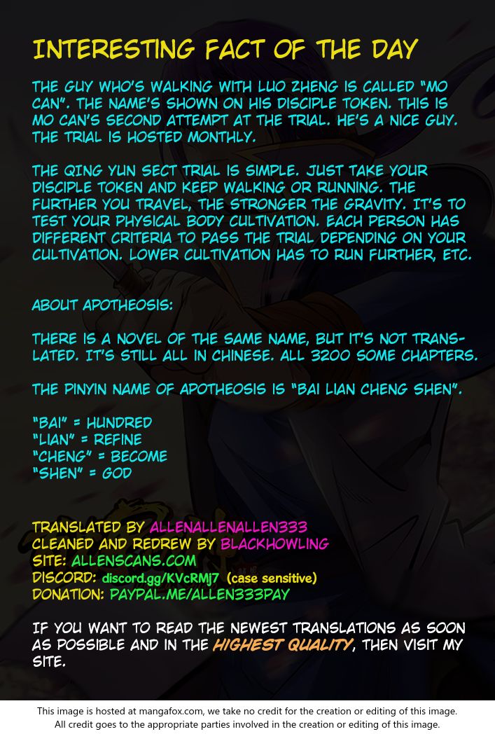 Read Apotheosis Manga Online