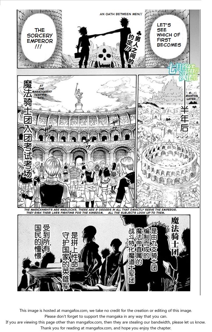 Read Black Clover Manga Online