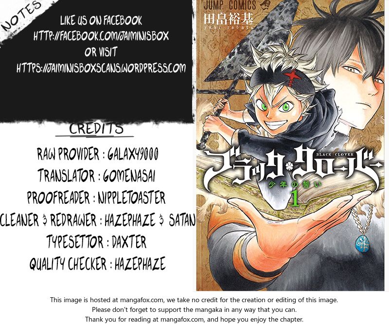 Read Black Clover Manga Online