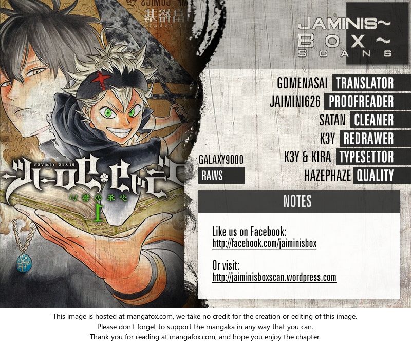 Read Black Clover Manga Online