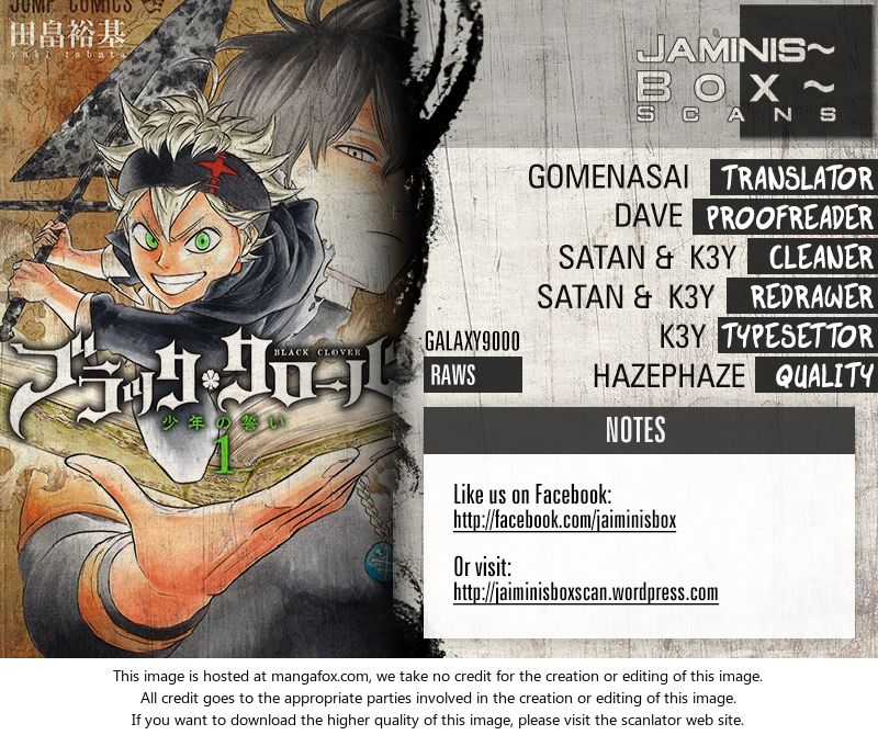 Read Black Clover Manga Online