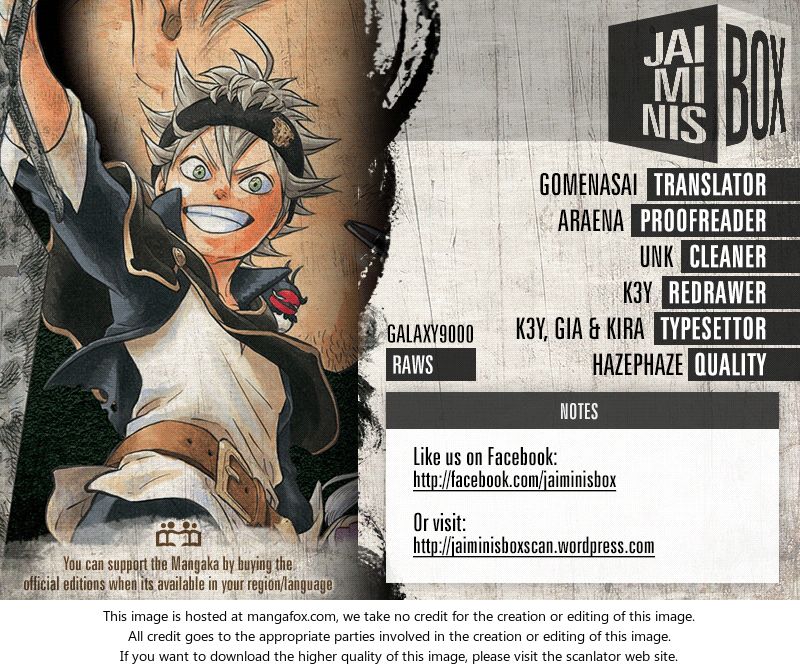 Read Black Clover Manga Online