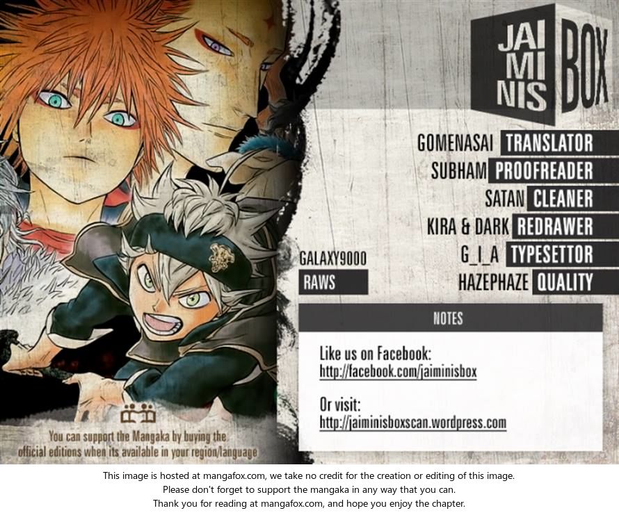 Read Black Clover Manga Online
