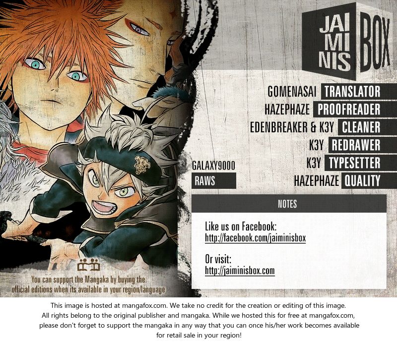Read Black Clover Manga Online