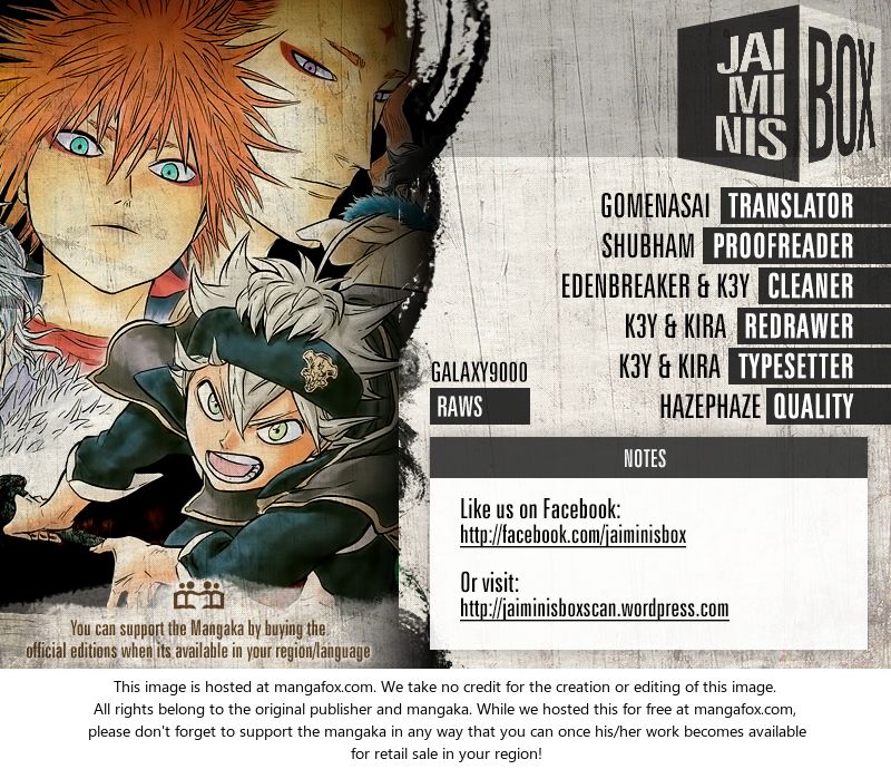Read Black Clover Manga Online