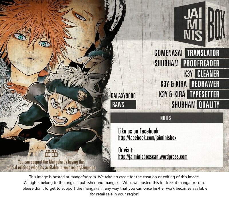Read Black Clover Manga Online
