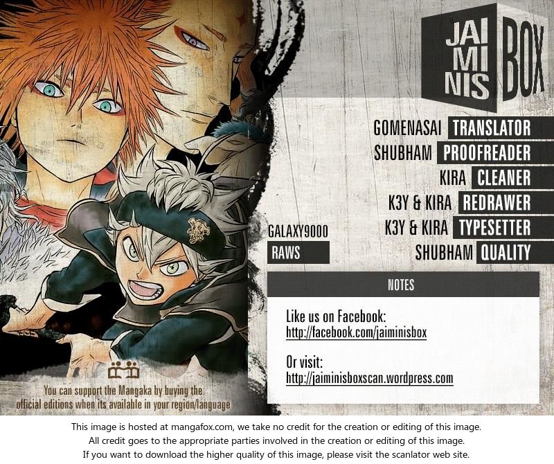 Read Black Clover Manga Online