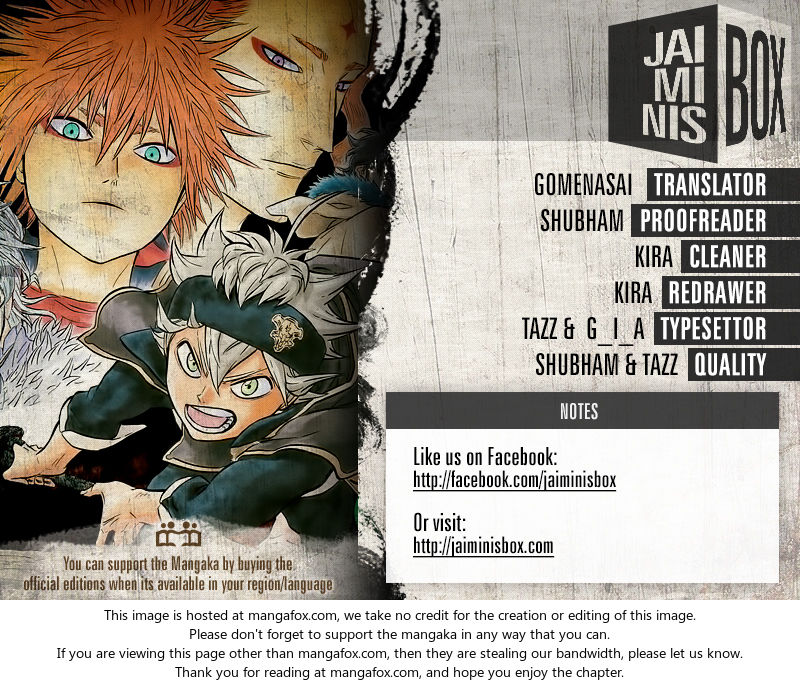 Read Black Clover Manga Online
