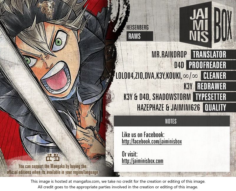 Read Black Clover Manga Online
