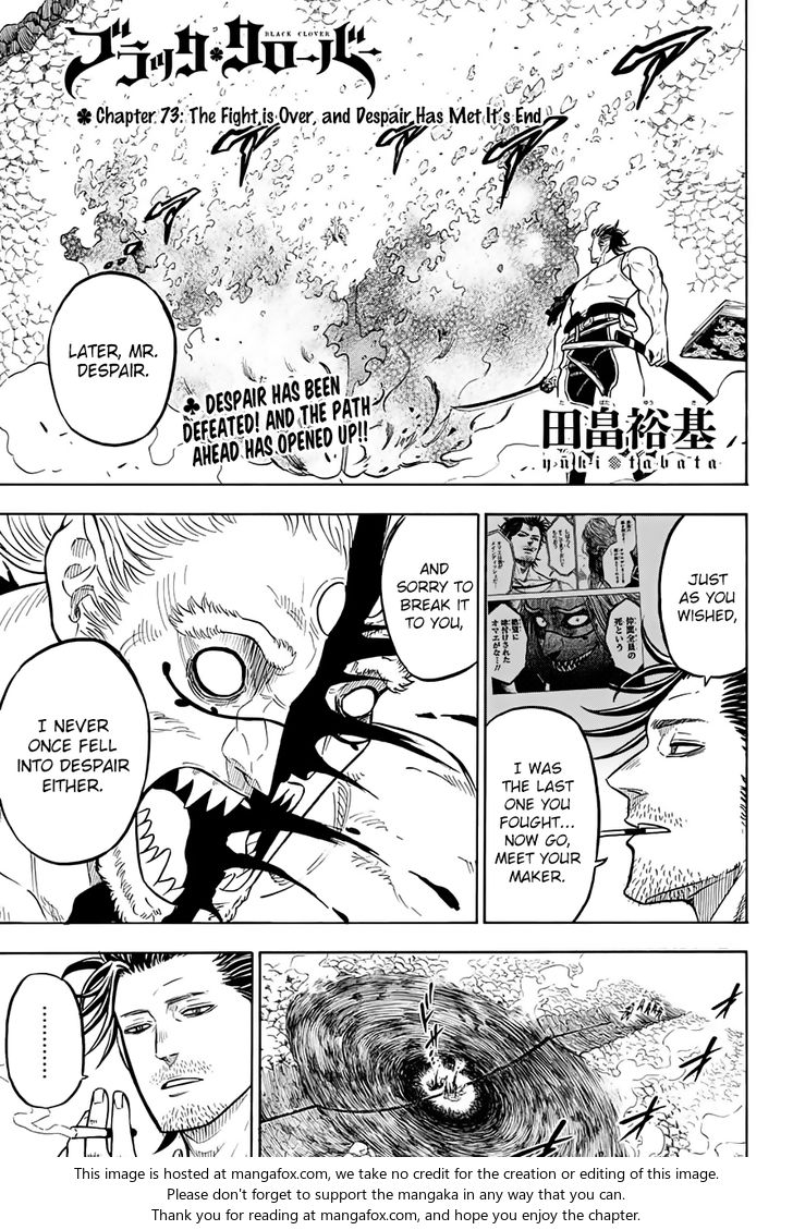 Read Black Clover Manga Online