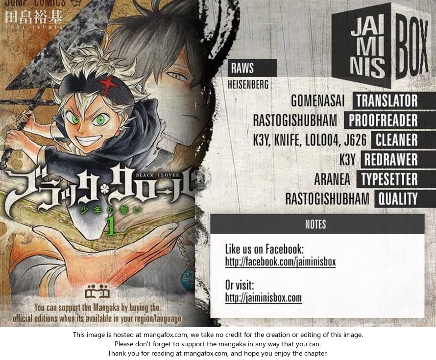 Read Black Clover Manga Online