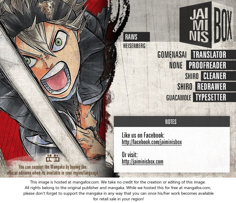 Read Black Clover Manga Online