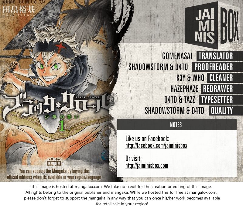 Read Black Clover Manga Online