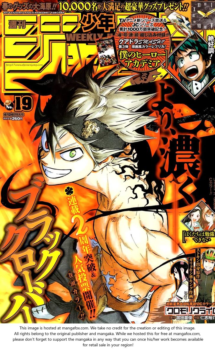 Read Black Clover Manga Online