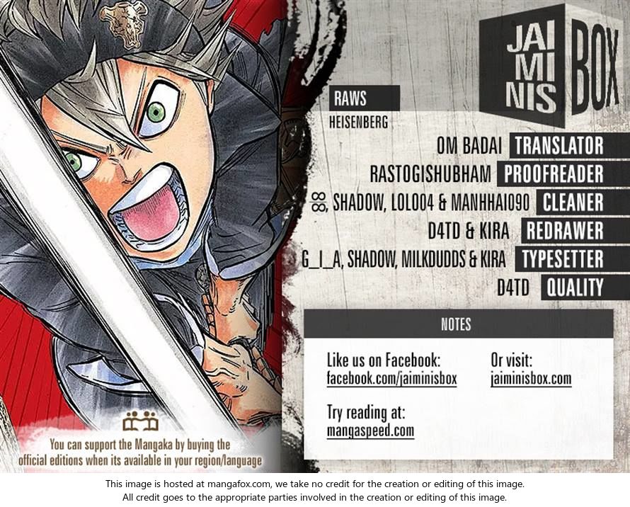 Read Black Clover Manga Online