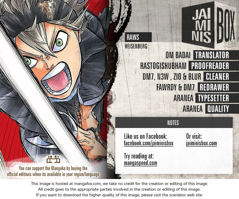 Read Black Clover Manga Online