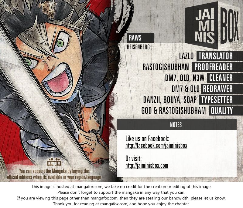Read Black Clover Manga Online