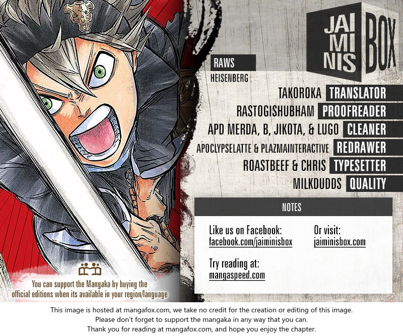 Read Black Clover Manga Online