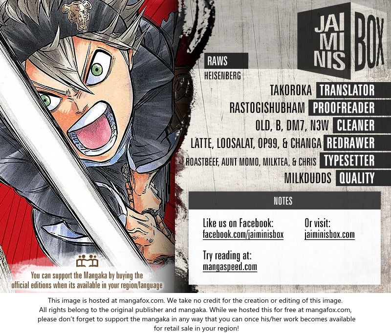 Read Black Clover Manga Online