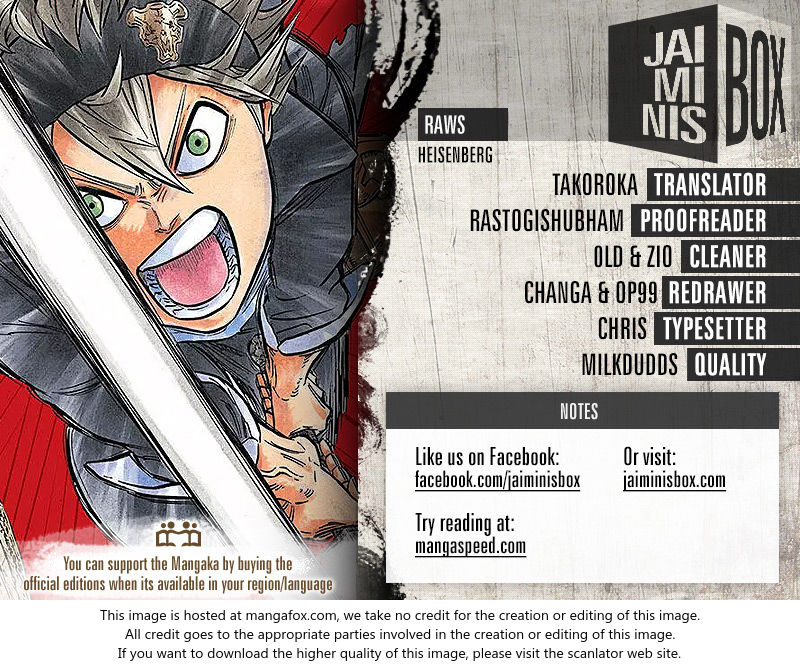 Read Black Clover Manga Online