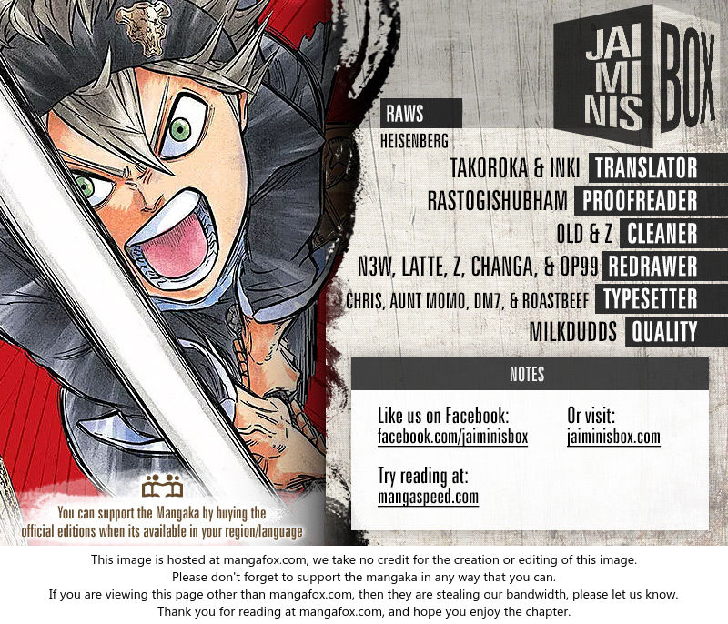 Read Black Clover Manga Online