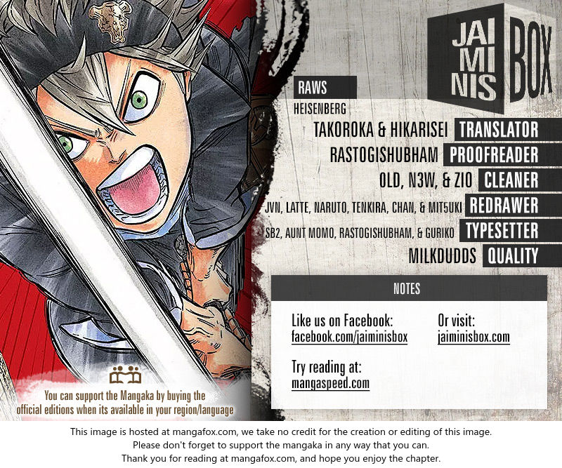 Read Black Clover Manga Online