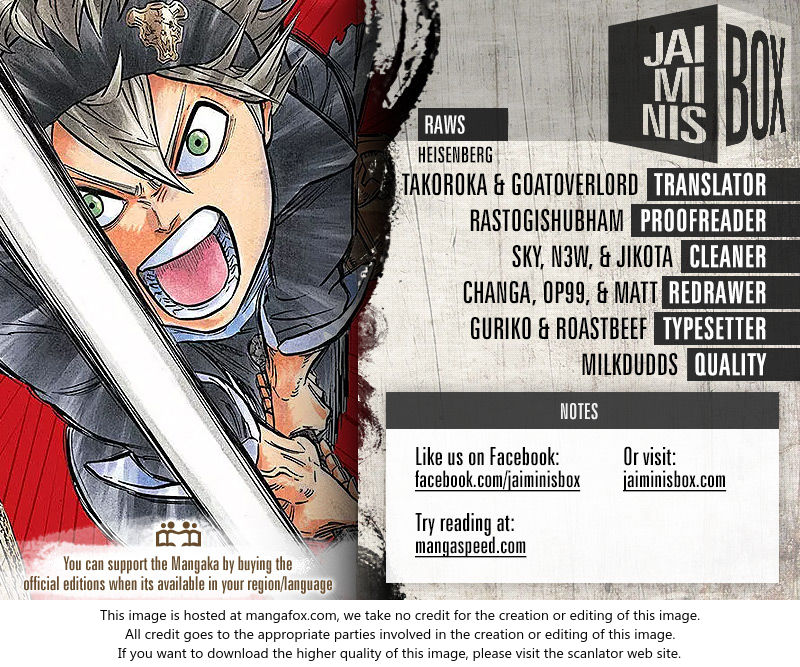 Read Black Clover Manga Online