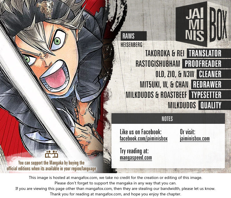Read Black Clover Manga Online