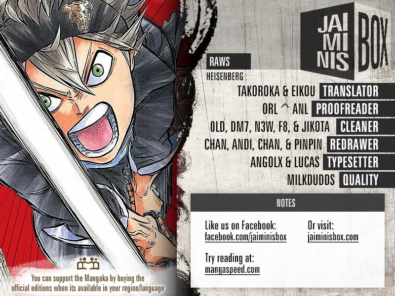 Read Black Clover Manga Online