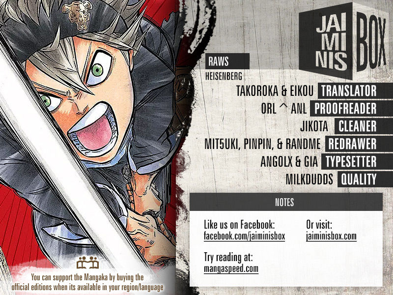 Read Black Clover Manga Online