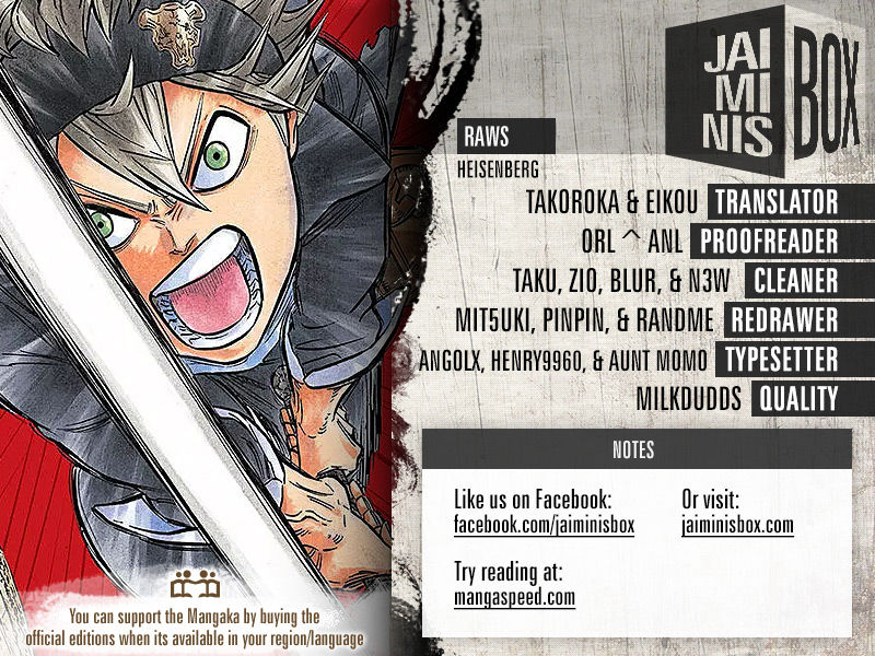 Read Black Clover Manga Online