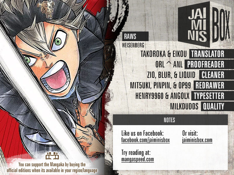 Read Black Clover Manga Online