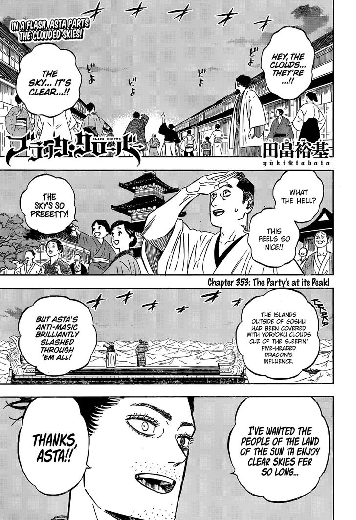 Read Black Clover Manga Online