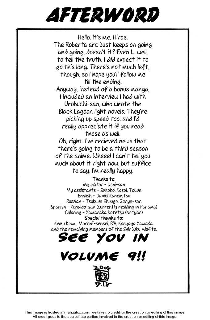 Read Black Lagoon Manga Online