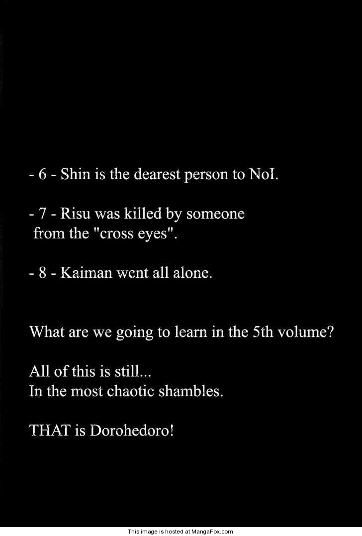 Read Dorohedoro Manga Online