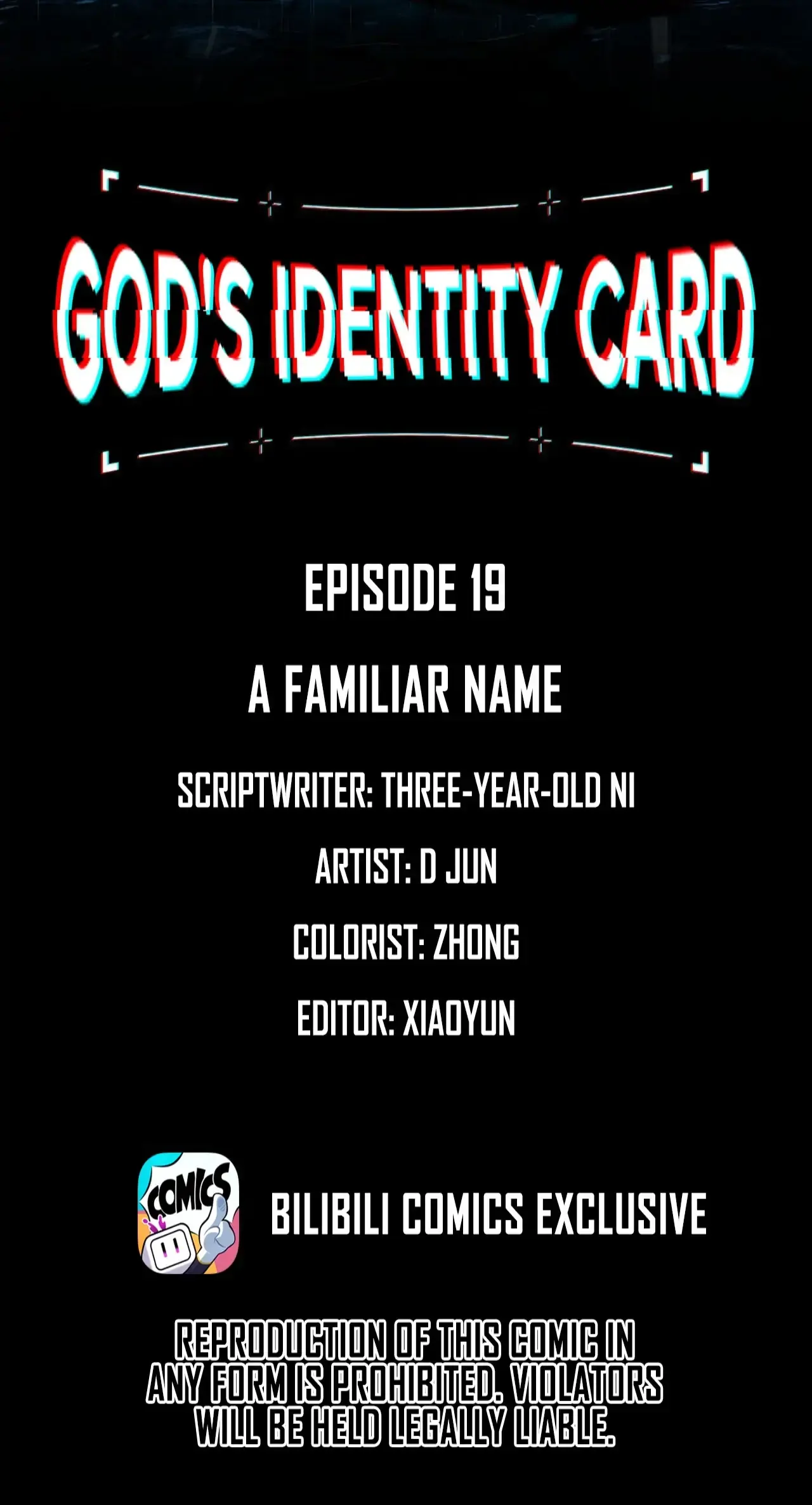 Read God’s Identity Card Manga Online