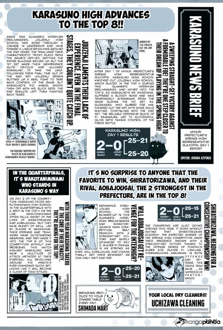Read Haikyuu!! Manga Online