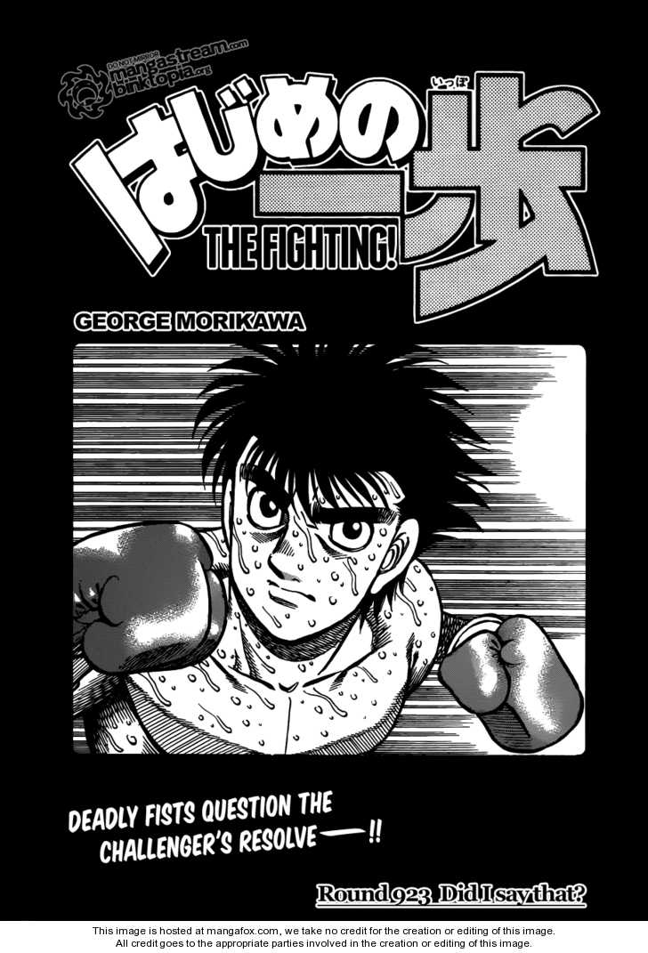 Read Hajime no Ippo Manga Online