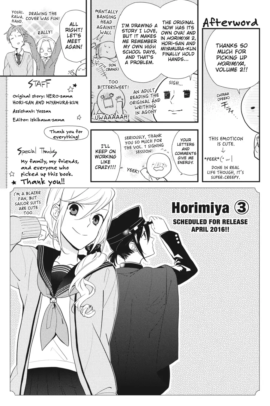 Read Horimiya Manga Online