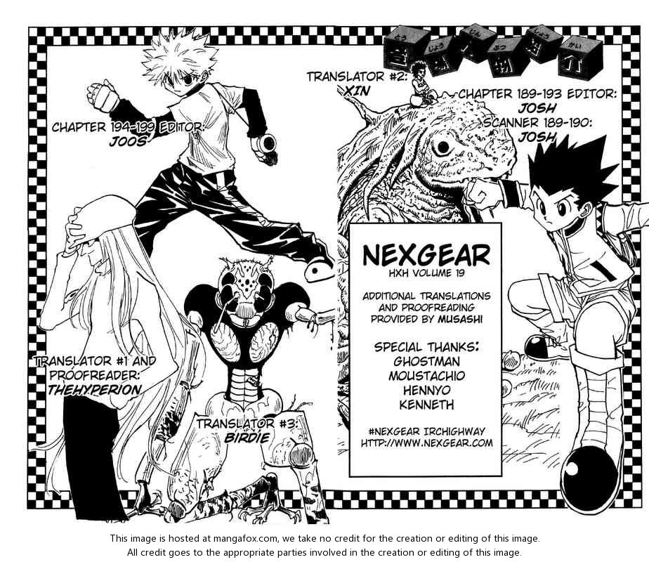 Read Hunter X Hunter Manga Online