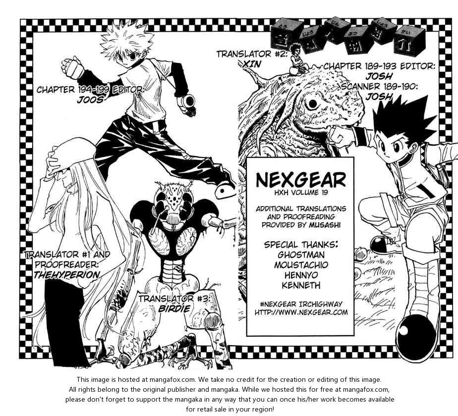 Read Hunter X Hunter Manga Online