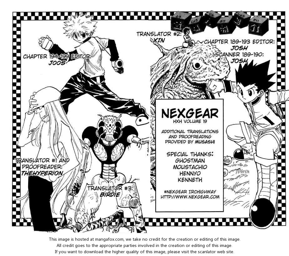 Read Hunter X Hunter Manga Online