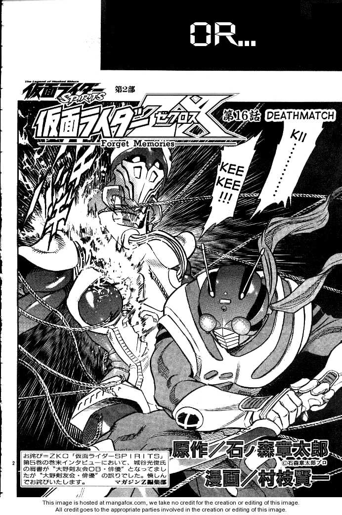 Read Kamen Rider Spirits Manga Online