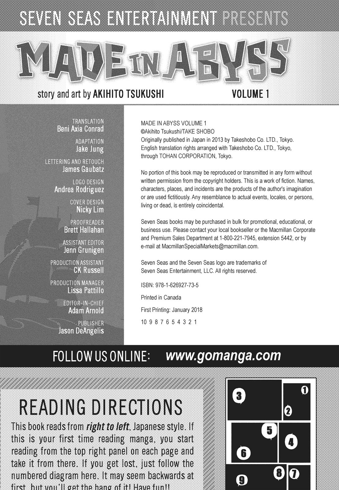 Read Made in Abyss Manga Online