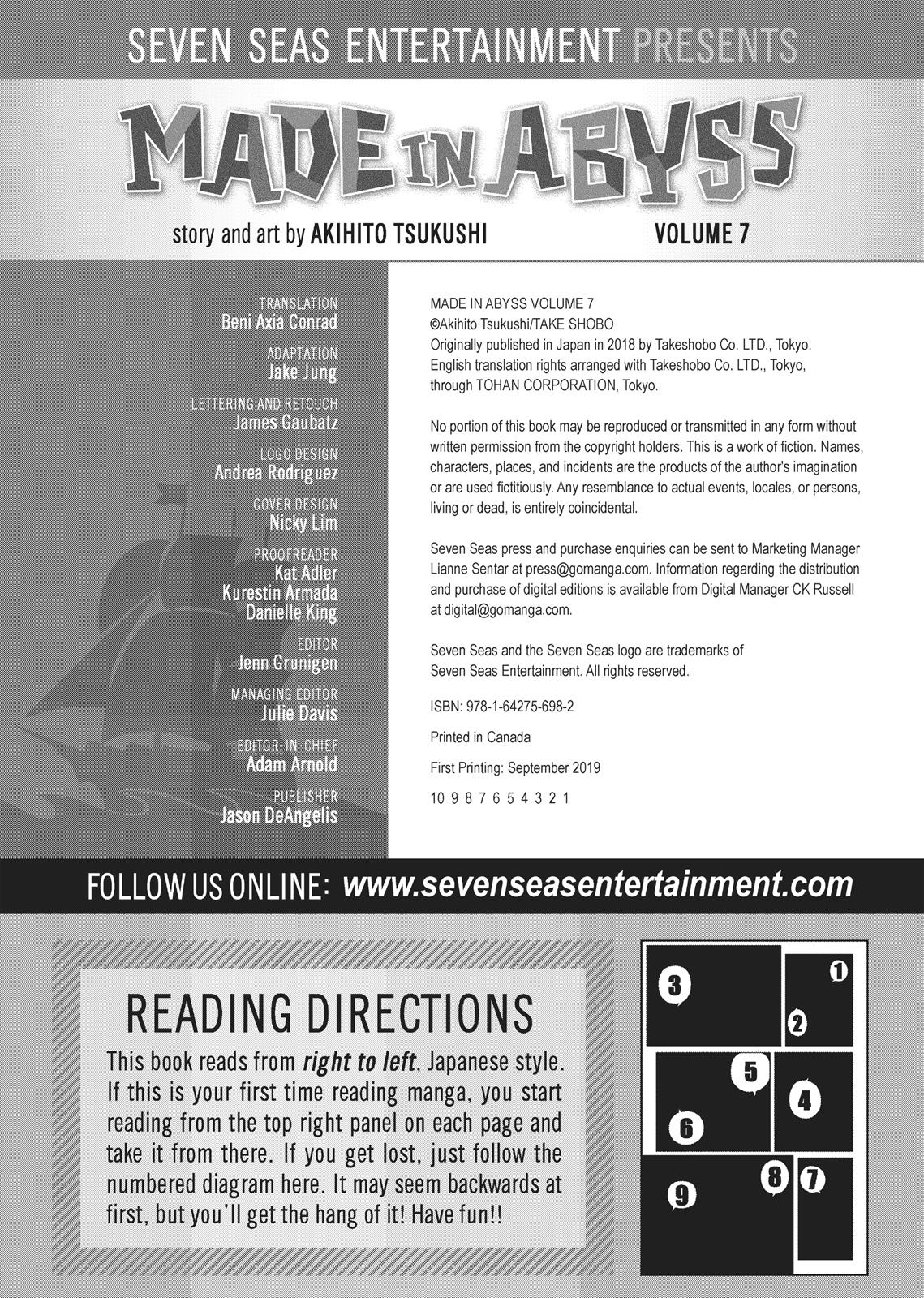 Read Made in Abyss Manga Online