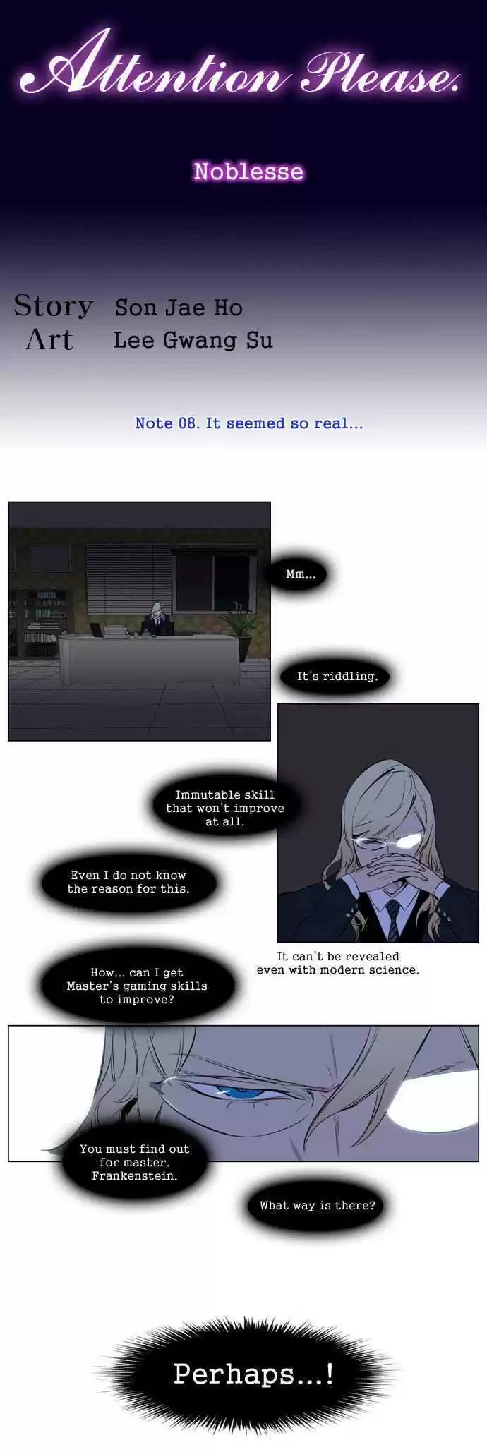 Read NOBLESSE Manga Online