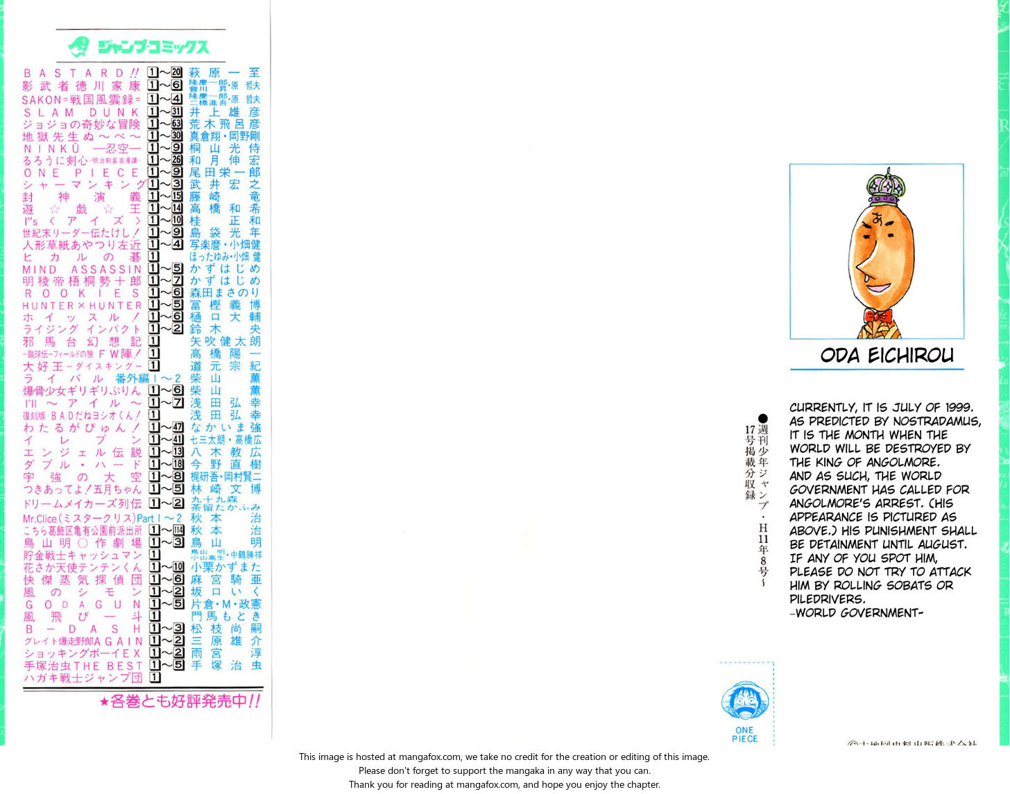 Read One Piece Manga Online