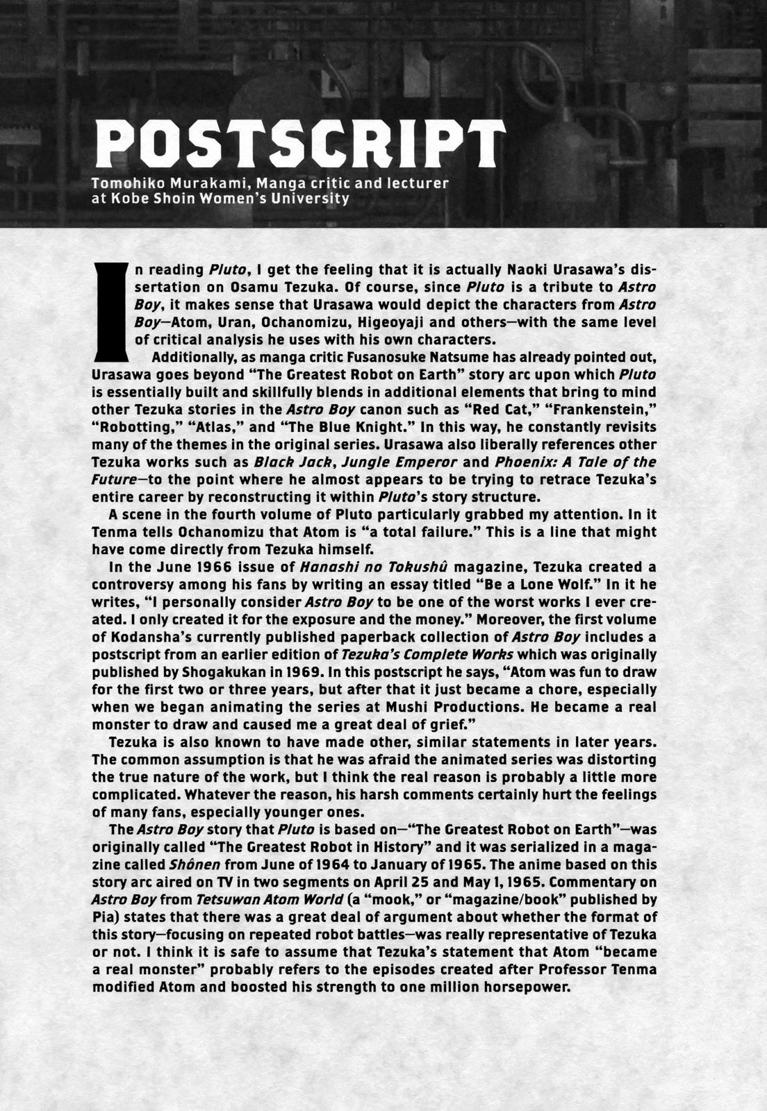 Read Pluto_ Urasawa x Tezuka Manga Online