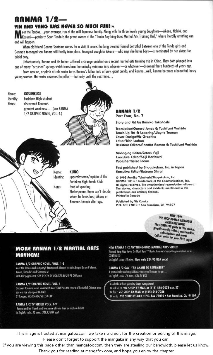 Read Ranma 12 Manga Online