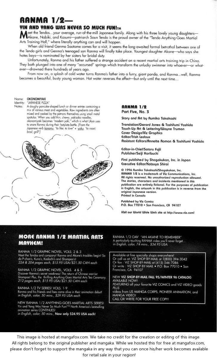 Read Ranma 12 Manga Online